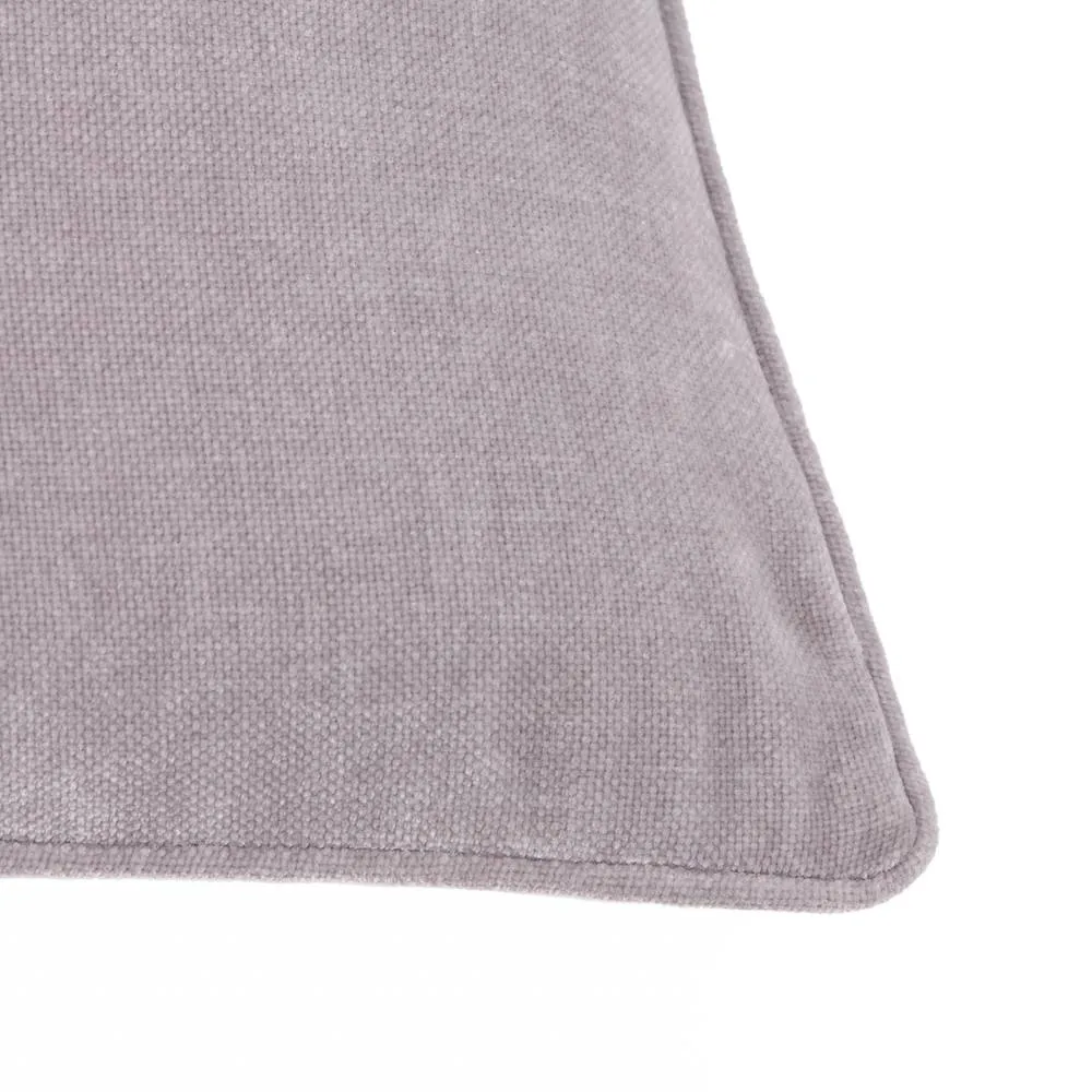Yard Heavy Chenille Woven Piped Cushion in Mauve 4
