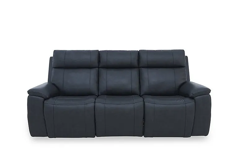Aero Leather 3 Seater Power Recliner Sofa with Power Headrests