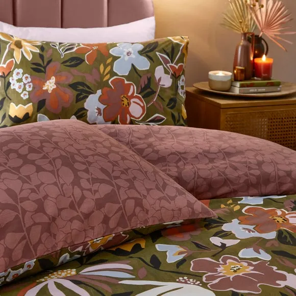 Furn. Asterea Floral Single Duvet Cover Set, Multi 2