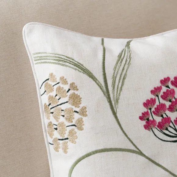 Embroidered Allium Cushion 3
