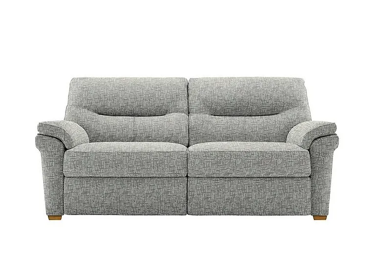 Seattle 3 Seater Fabric Sofa with Wooden Feet - Remco Duck Egg