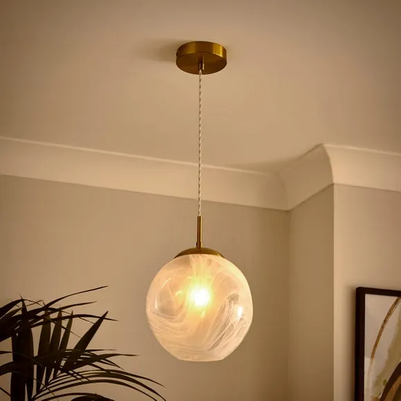 Marble Art Deco Ceiling Light 2