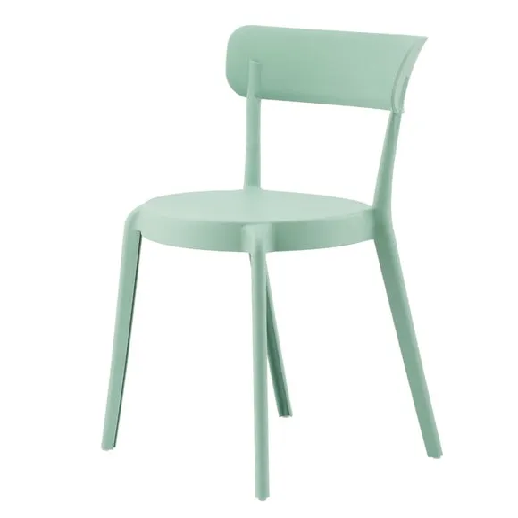 Fusion Living Plastic Bistro Dining Chair 2