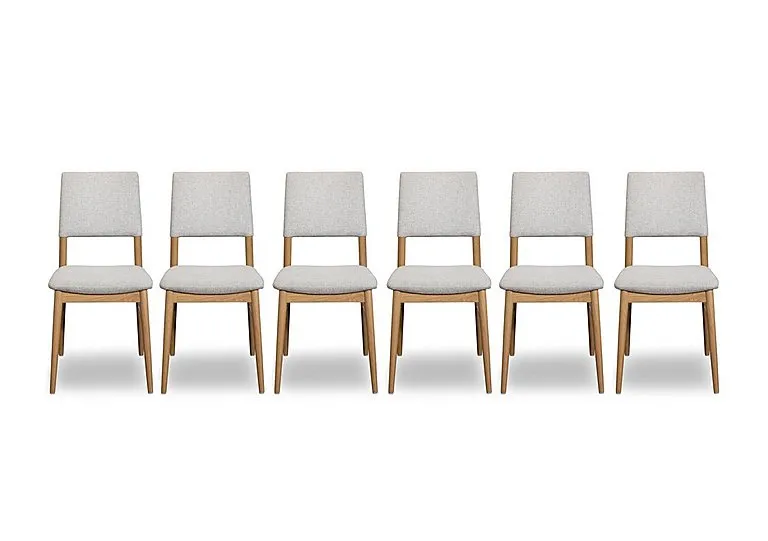Maddison Set of 6 Open Back Dining Chairs