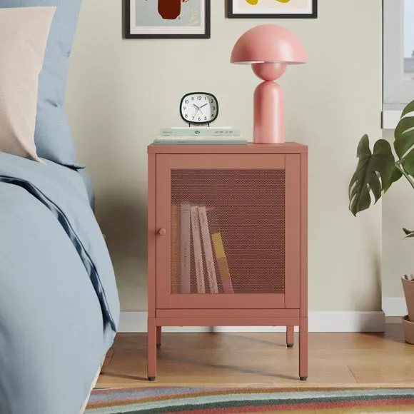 Talla Metal Bedside Table 1