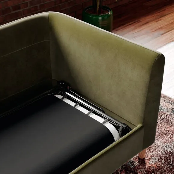 Max Velvet Single Snuggle Sofa Bed 4