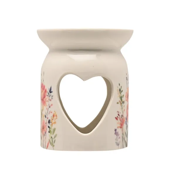 The Cottage Garden Heart Ceramic Wax Melt Burner 4