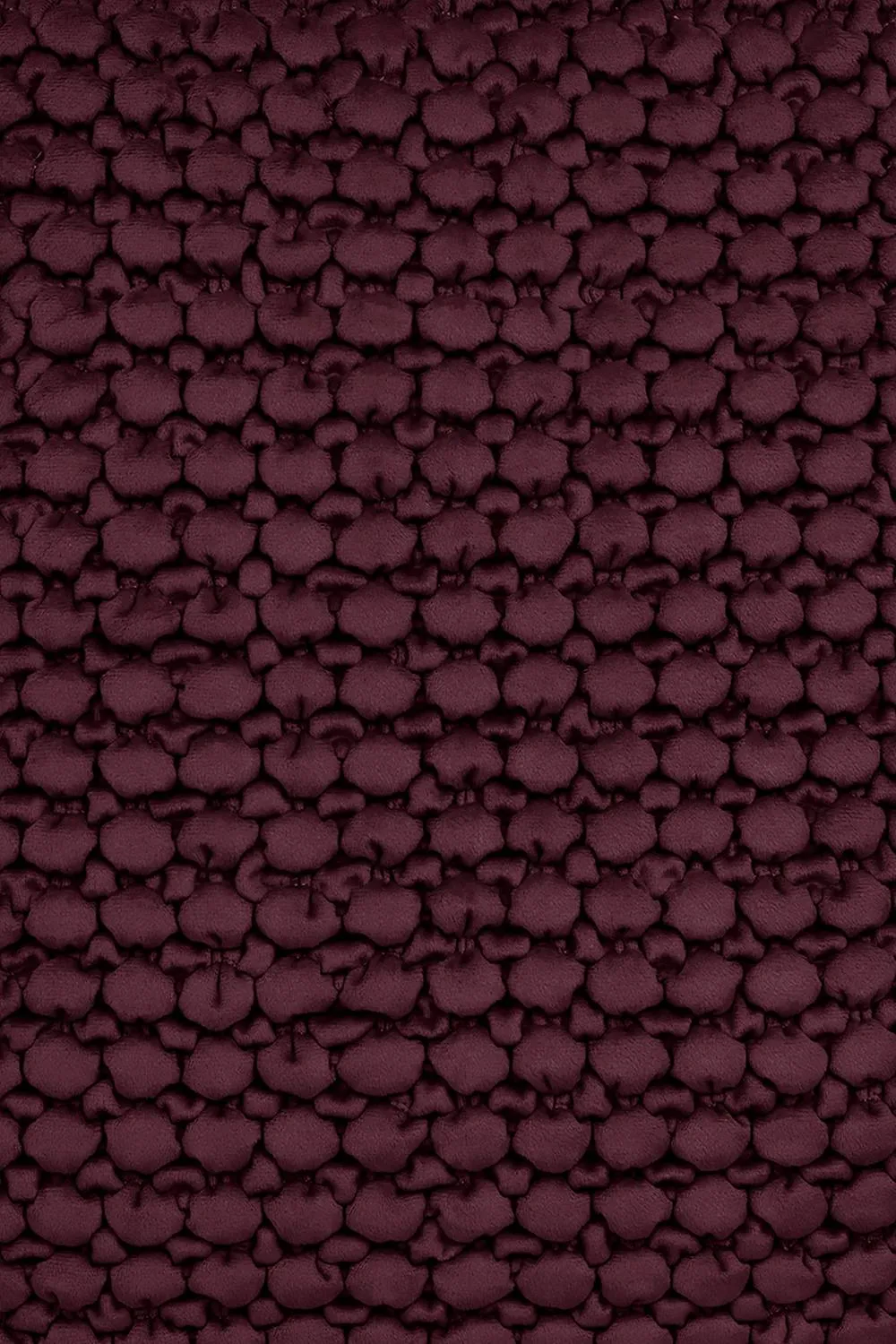 Appletree 'Bobble' Velvet Filled Cushion in Dark Red 4