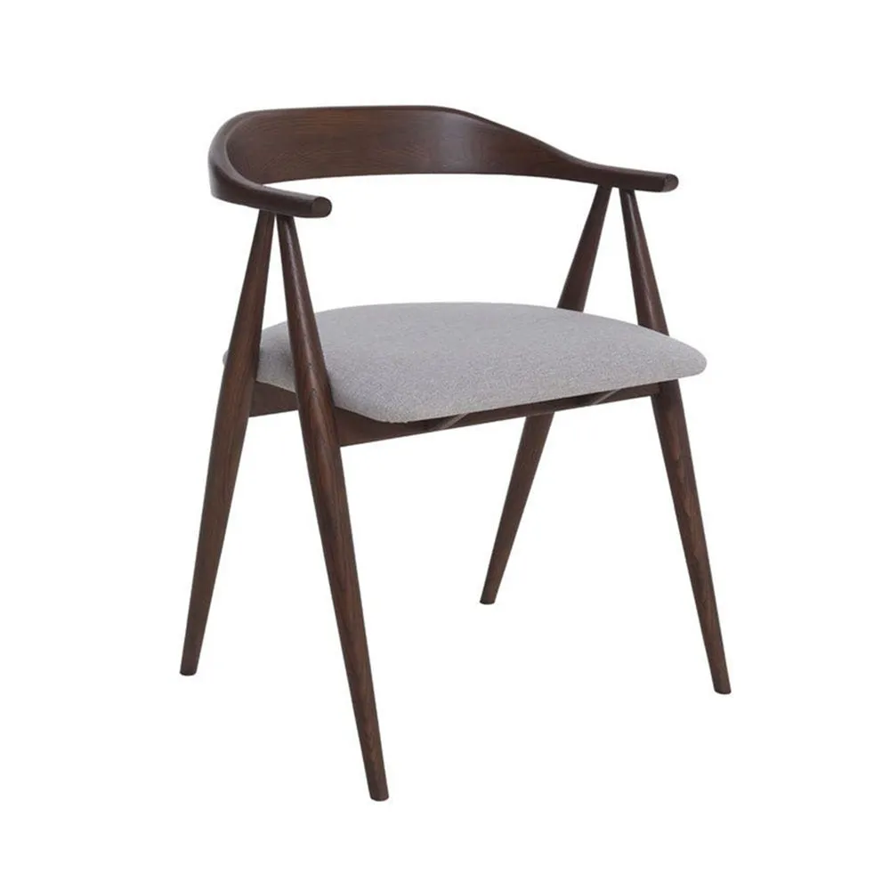Ercol Lugo Dining Armchair Dark Ash C900 Seat 2