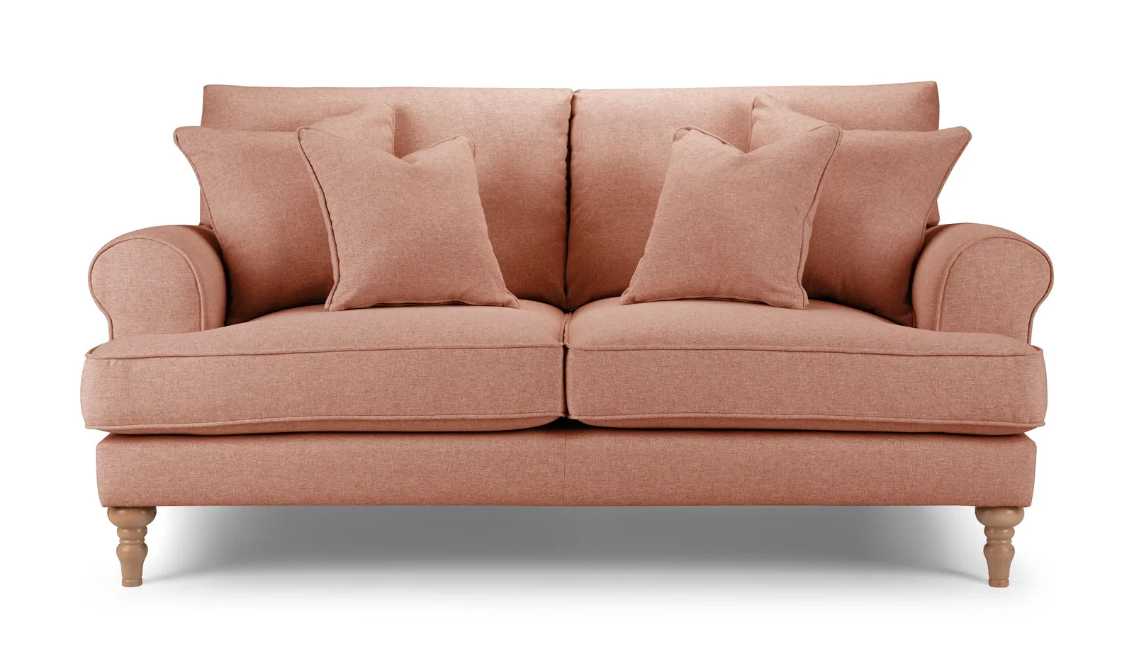 The Great Sofa Company Margot Small Sofa Faro Coral in Pink 3