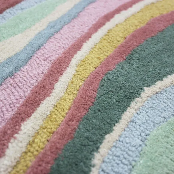 Abstract Flow Wool Rug 2