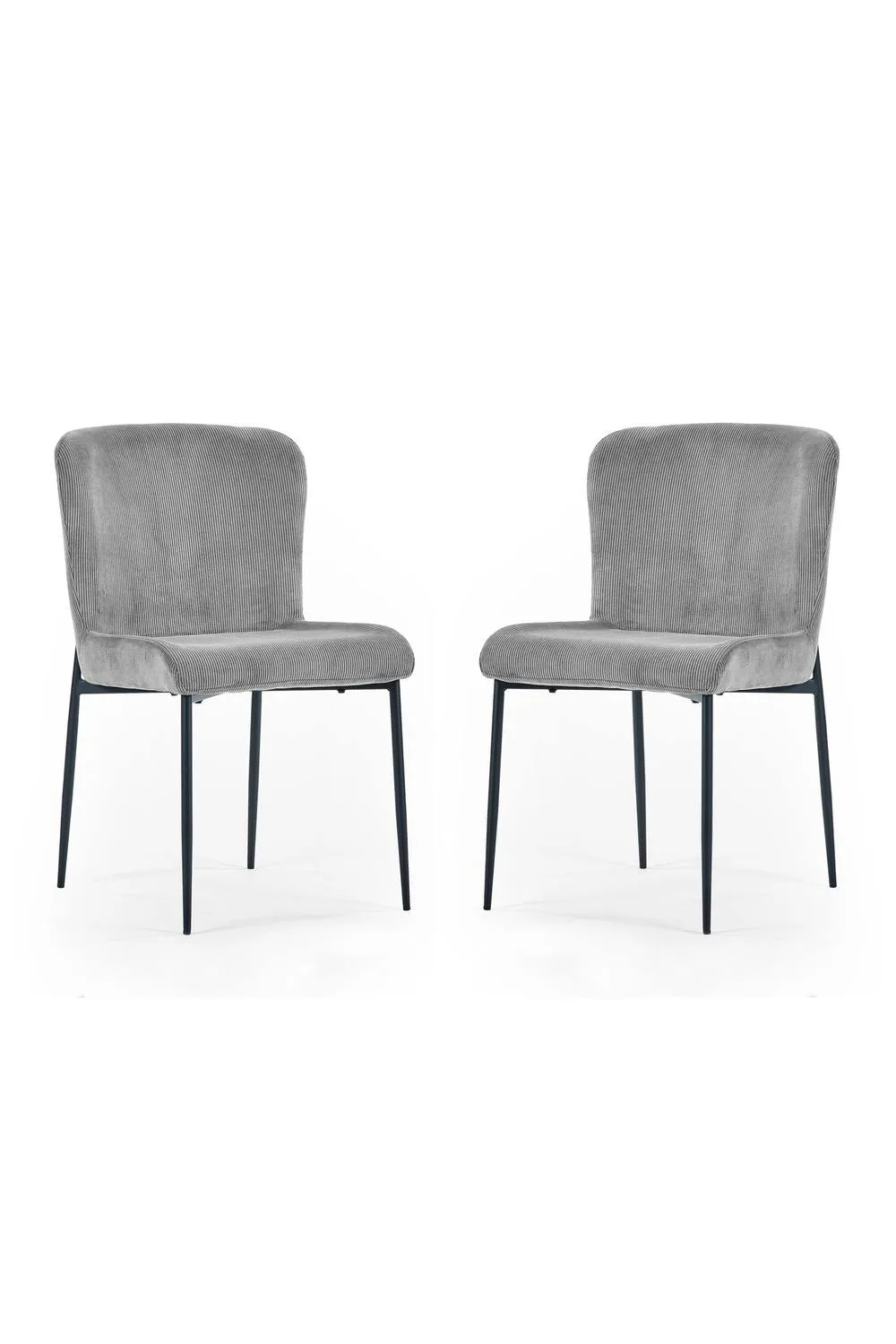 Julian Bowen Leonie Upholstered Dining Chair (Set of 2) in Grey 5