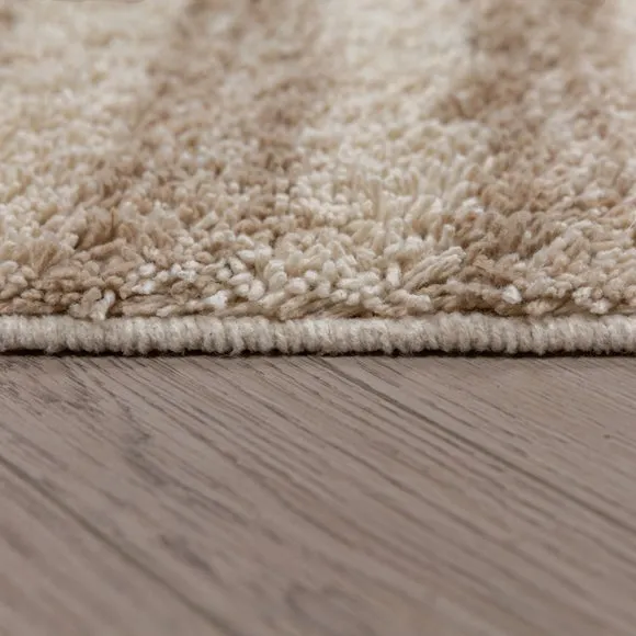 Arven Striped Wool-Look Shaggy Rug 4