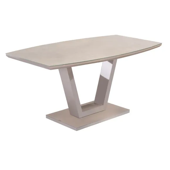 Venice 6 Seater Dining Table, Glass 2