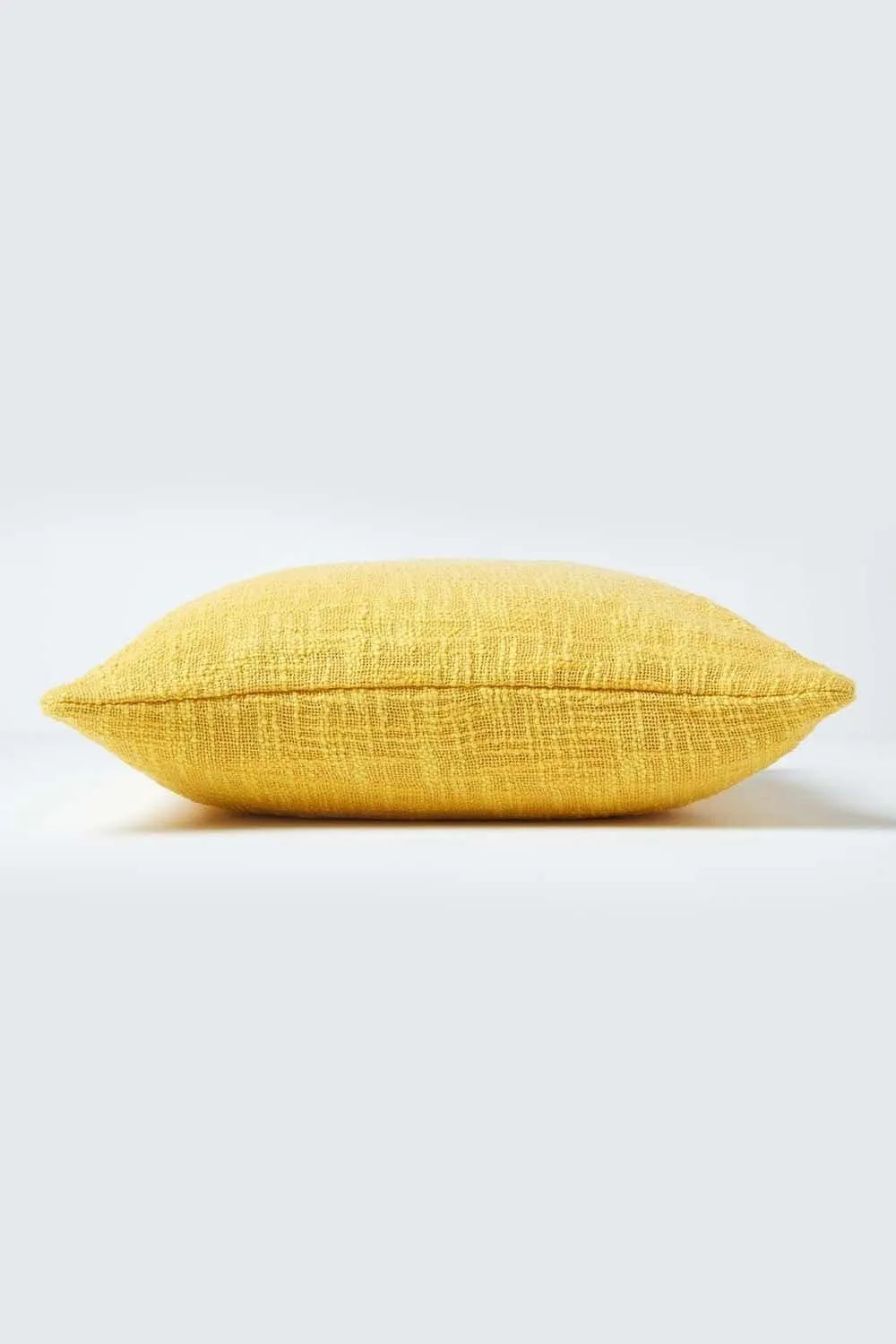 Homescapes Nirvana Cotton Cushion Cover in Yellow 2