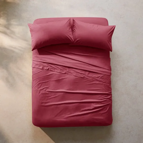 100% Egyptian Cotton 220 Thread Count Flat Sheet 1