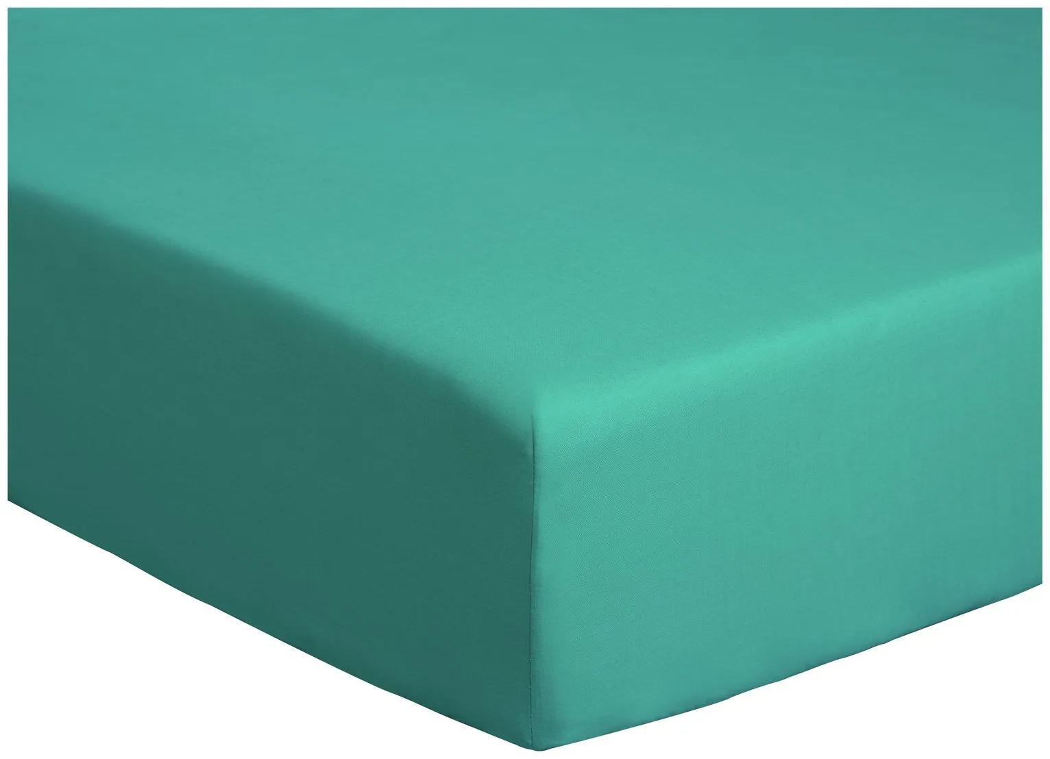 Argos Home Easycare Polycotton 28cm Fitted Sheet - Double
