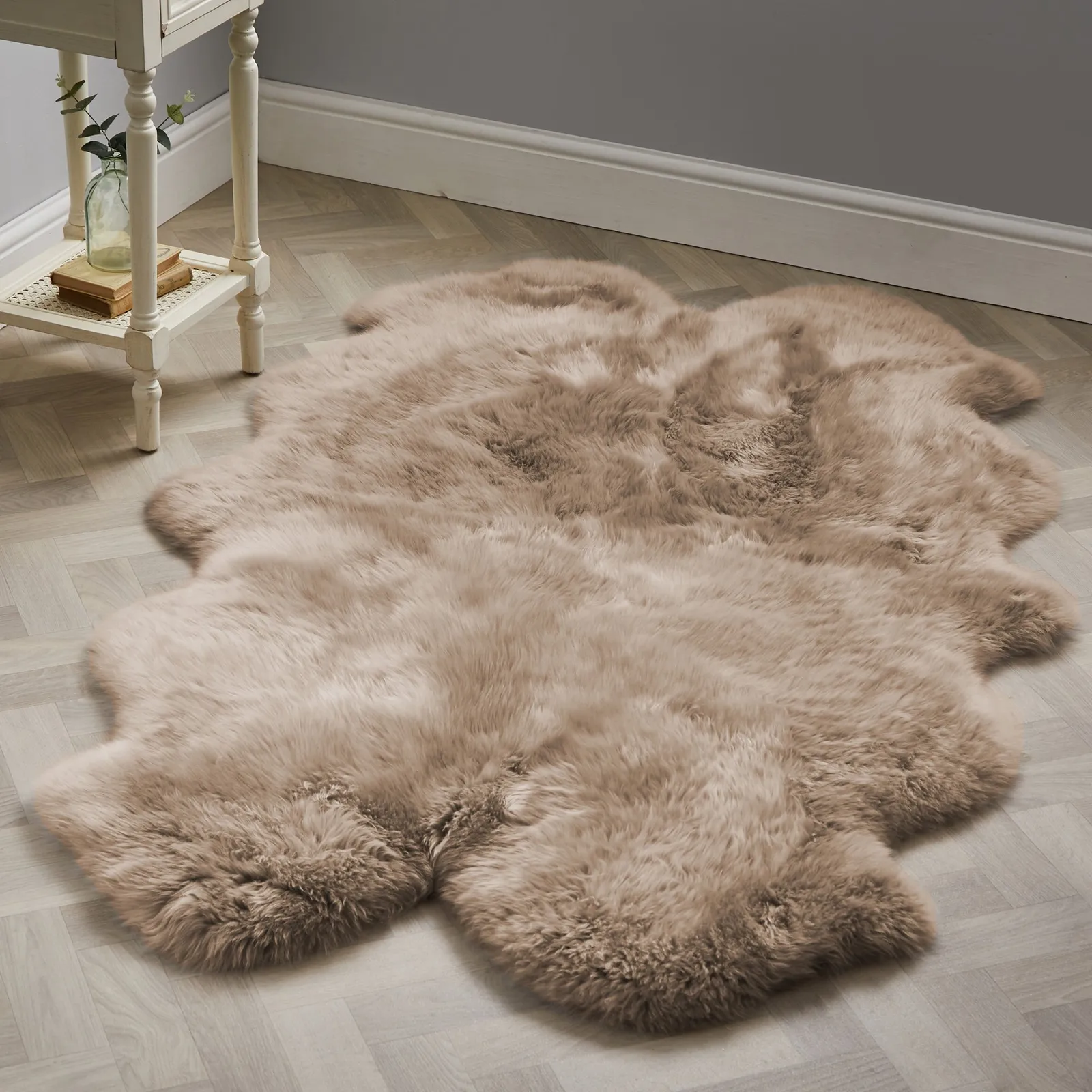 Quad Sheepskin Rug 1