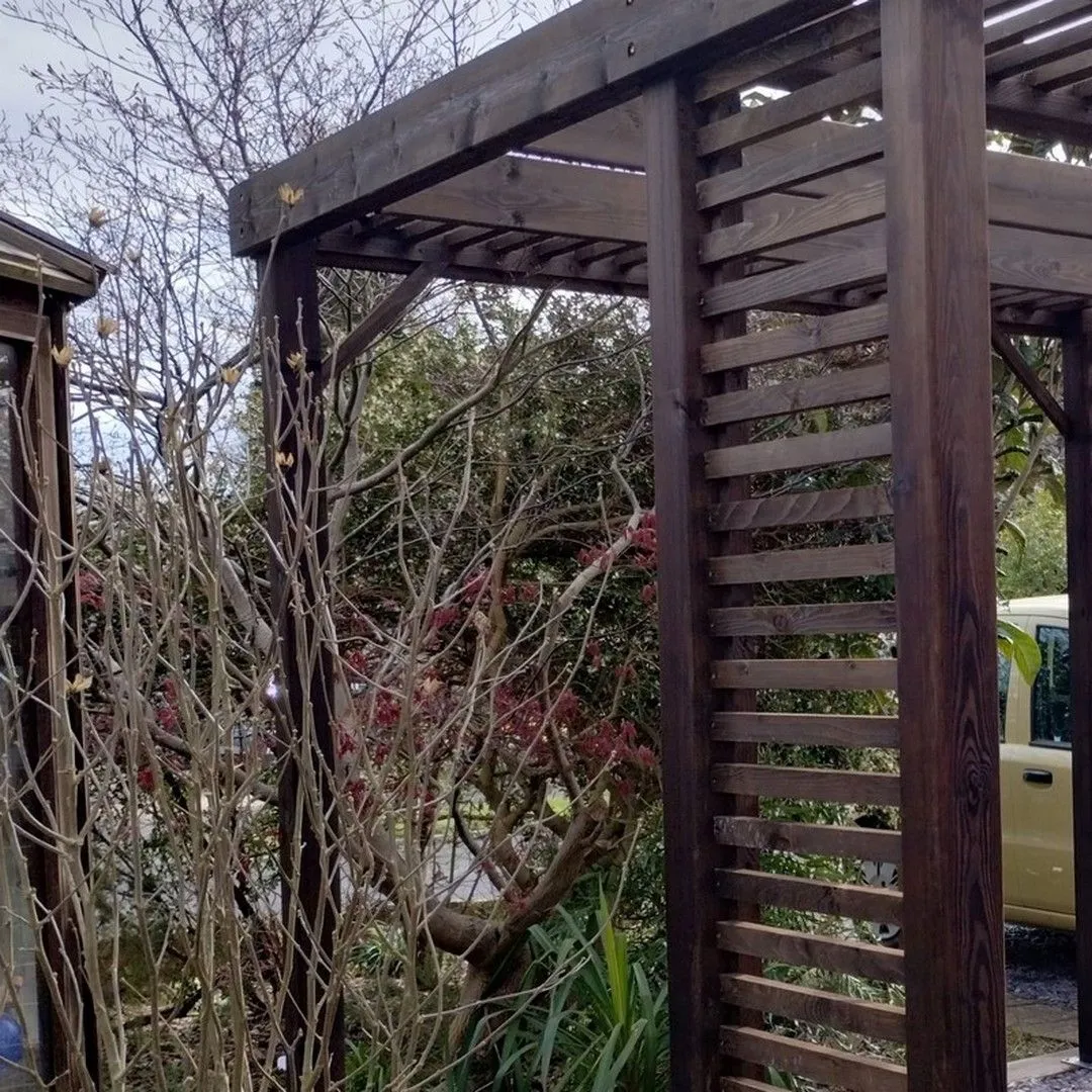 Rutland County Garden Furniture Ltd Panel Pergola - Wood - L240 x W360 cm - Light Green in Brown 5