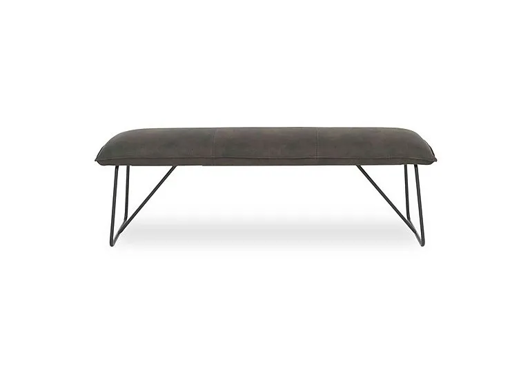 Ruben Faux Suede Large Standard Dining Bench