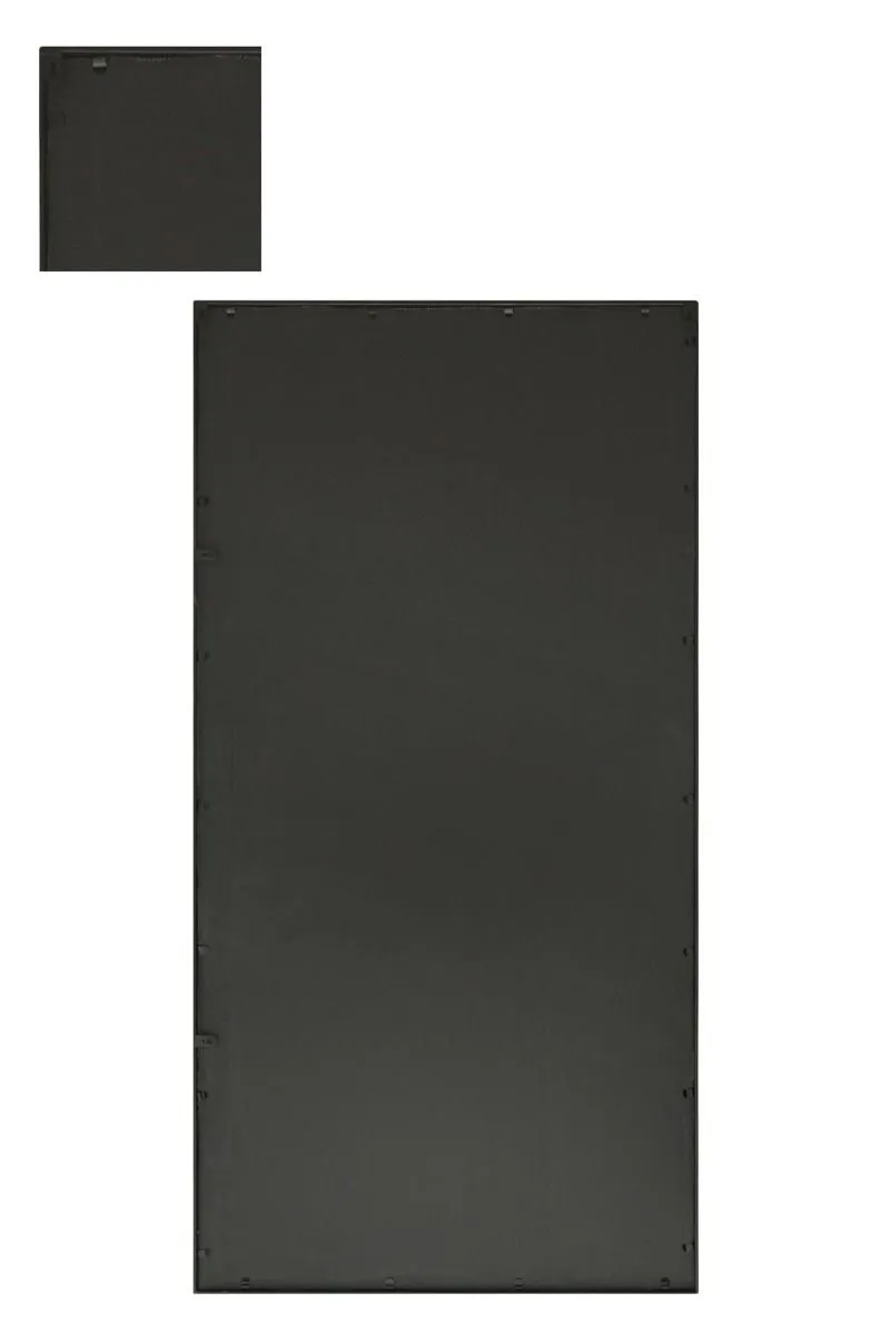 MirrorOutlet Black Metal Framed Window Wall or Leaner Garden Mirror (160CM X 80CM) 4