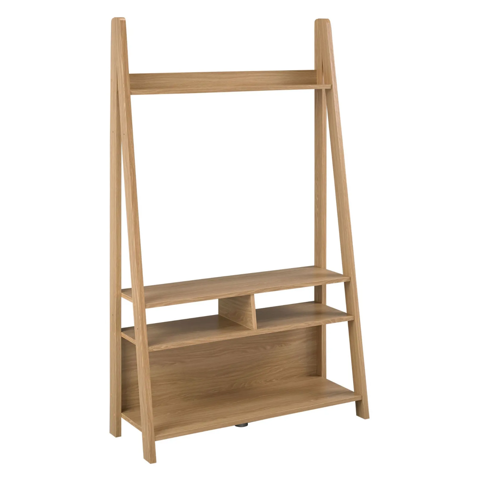 Tiva Oak Ladder TV Stand Natural