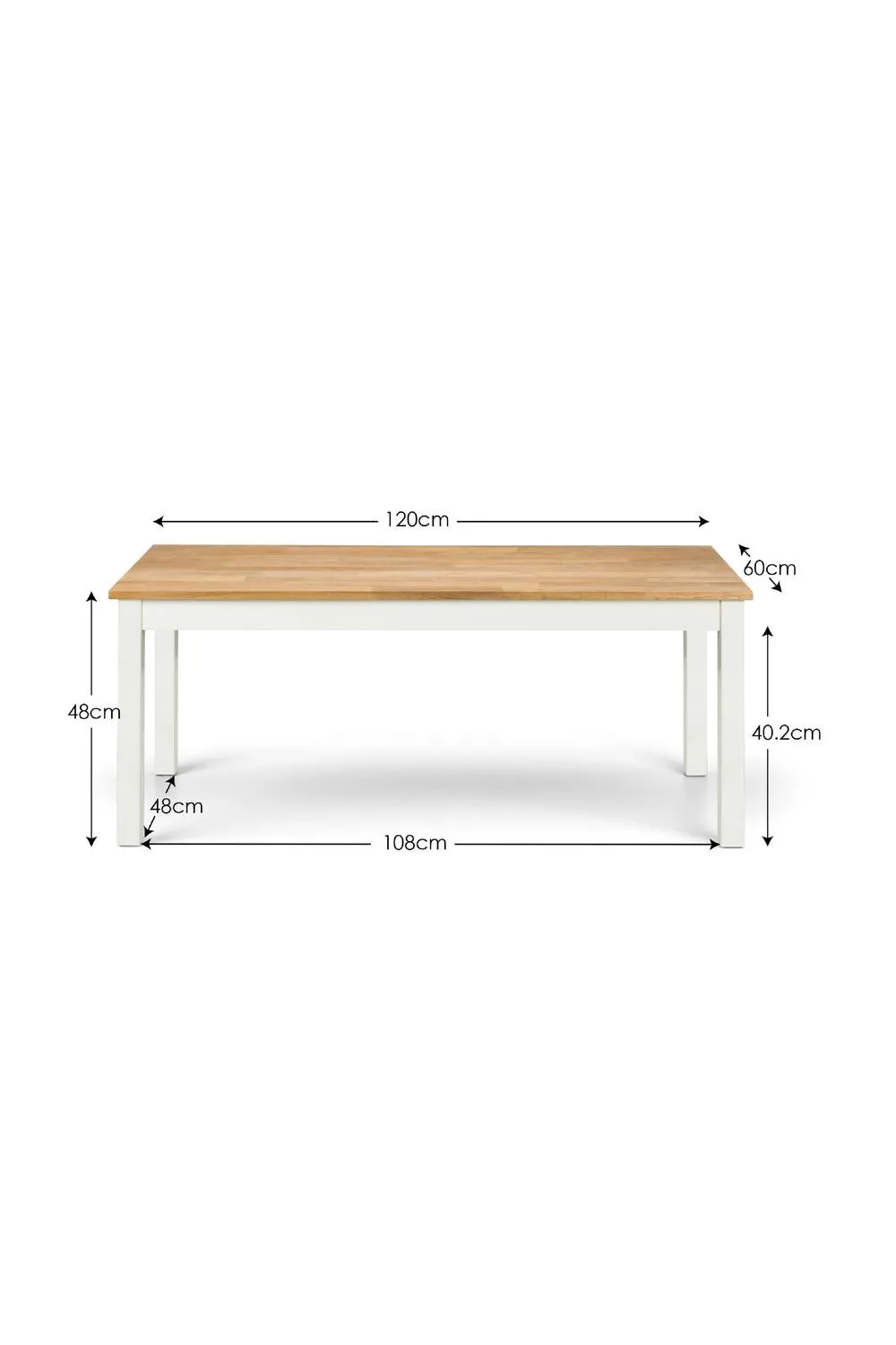 Julian Bowen Coxmoor Rectangular Coffee Table in Ivory 3