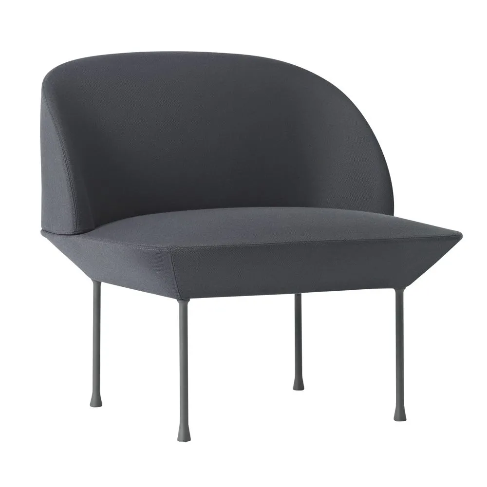 Muuto Oslo Lounge Chair Steelcut 180 Dark Grey 2