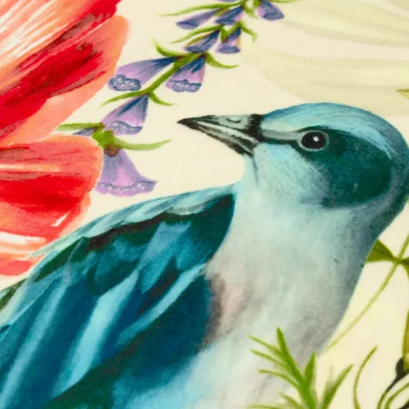 Wylder Nectar Garden Bluebird Square Cushion 2
