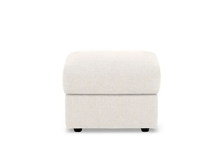 Bella Square Fabric Storage Footstool