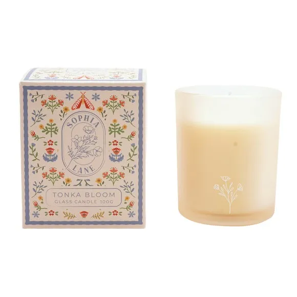 Sophia Lane Tonka Bloom Floral Candle 2