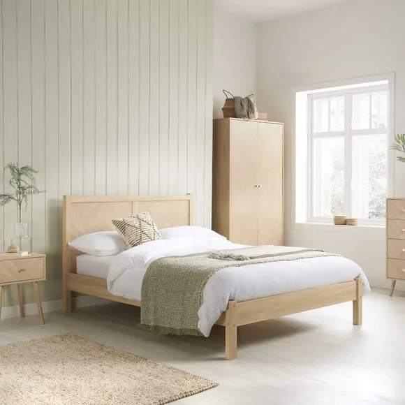 Herringford Wood Effect Bed Frame