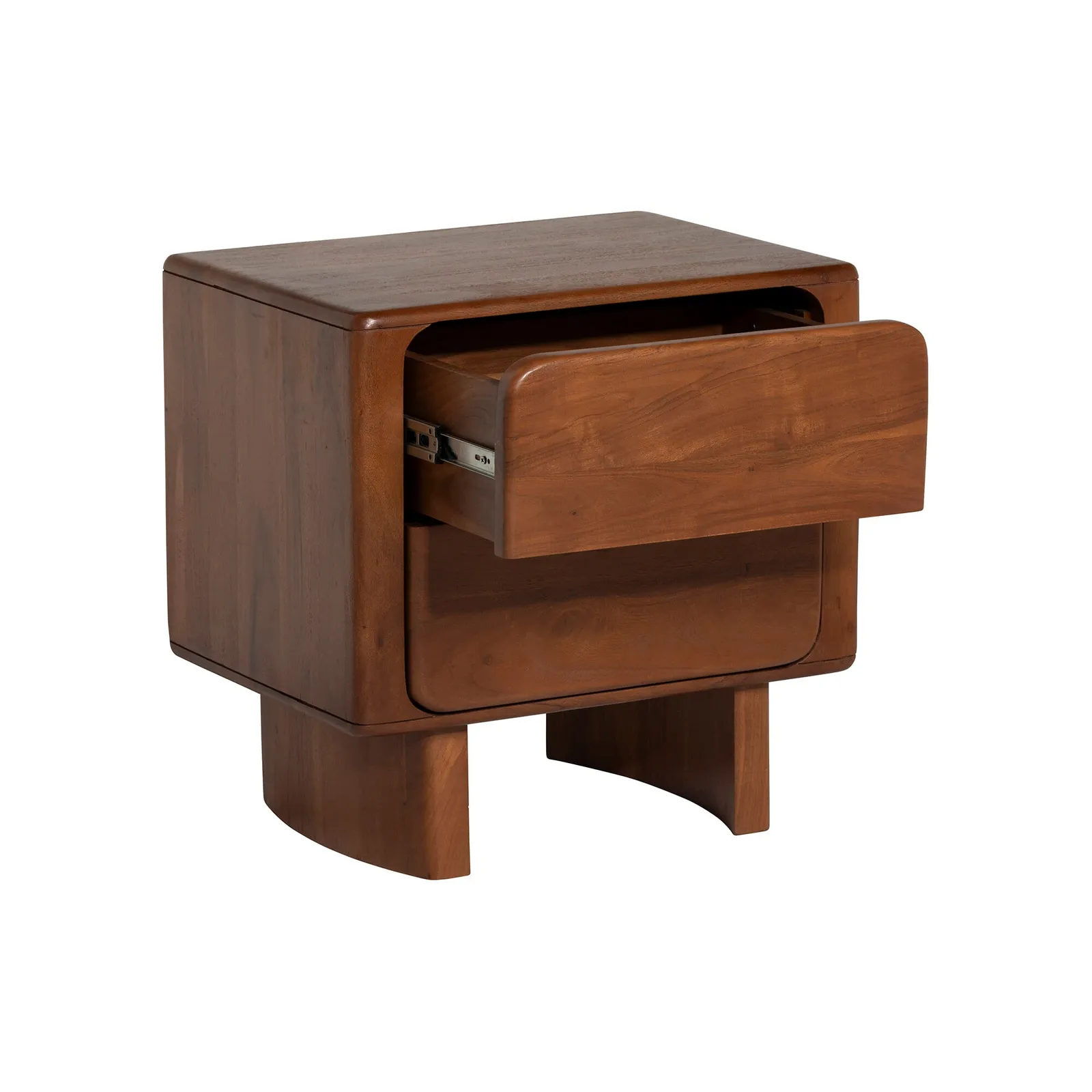 Zerina Bedside 55X43X55Cm Table, Acacia Wood | Barker & Stonehouse 5
