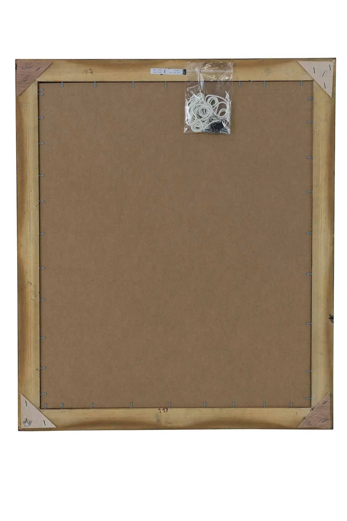 MirrorOutlet Fraser Gold Beaded Wall Mirror 71 x 61 CM 6