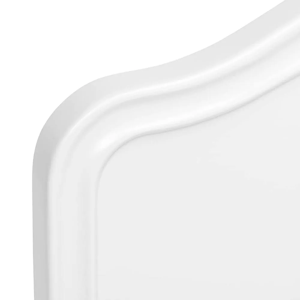 Statement Furniture Juliette French Style 3ft Single Bed with Wooden Headboard in White 6
