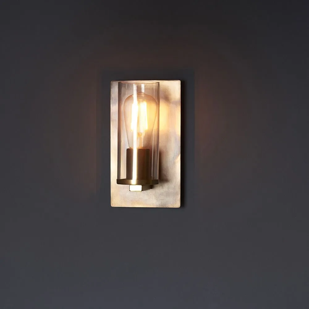 Netlighting 'PALERMO' Stylish Dimmable Indoor Modern Decorative Glass Wall Lamp in Silver 4