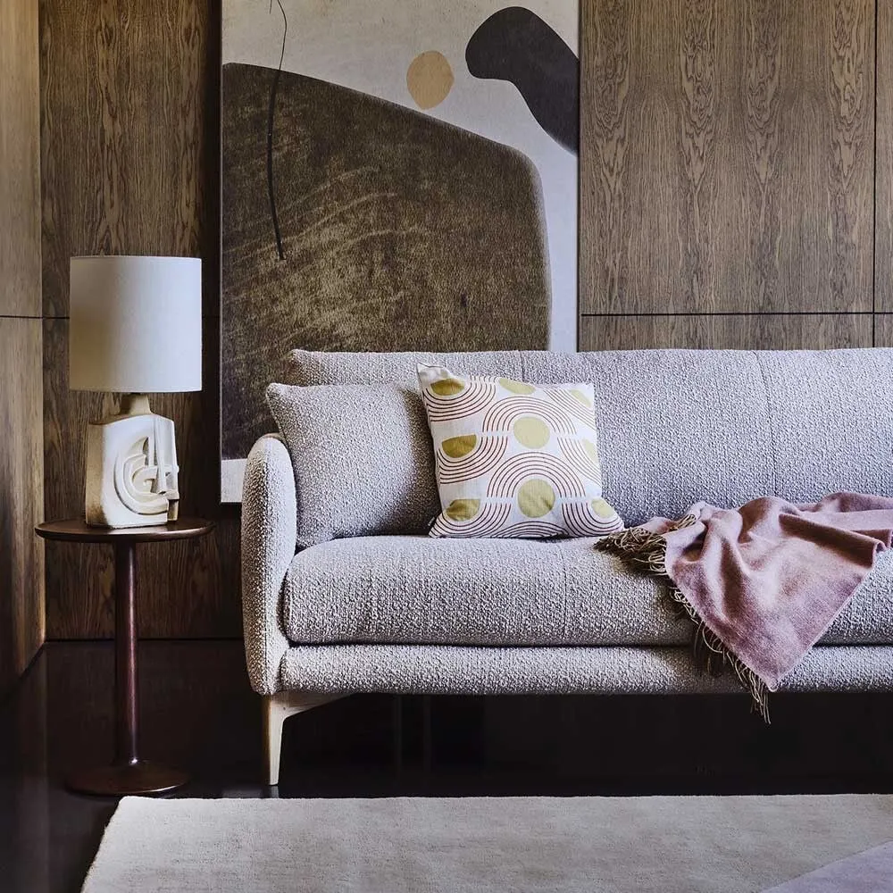 Ercol Aosta Medium Sofa, Neutral Fabric | Barker & Stonehouse 2