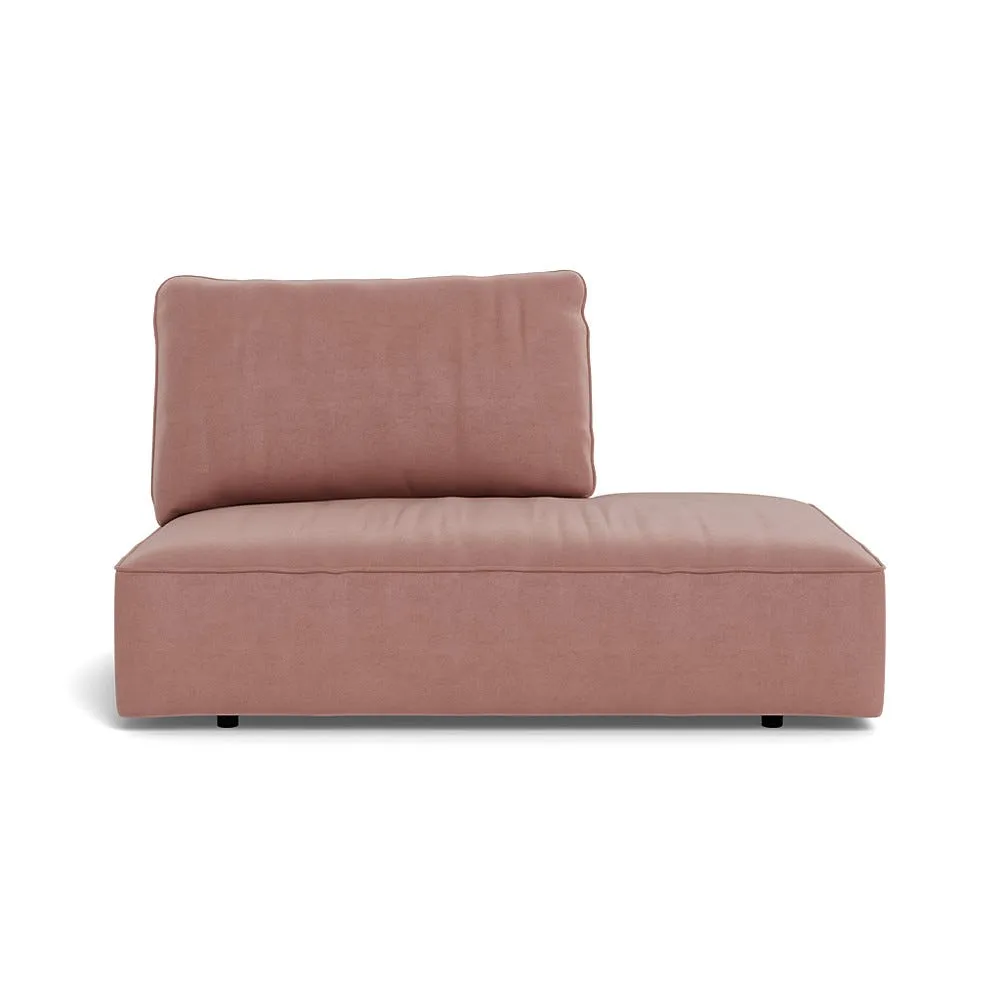Heal's Morven Right Hand Facing Open End Unit Smart Luxe Velvet Dusky Pink