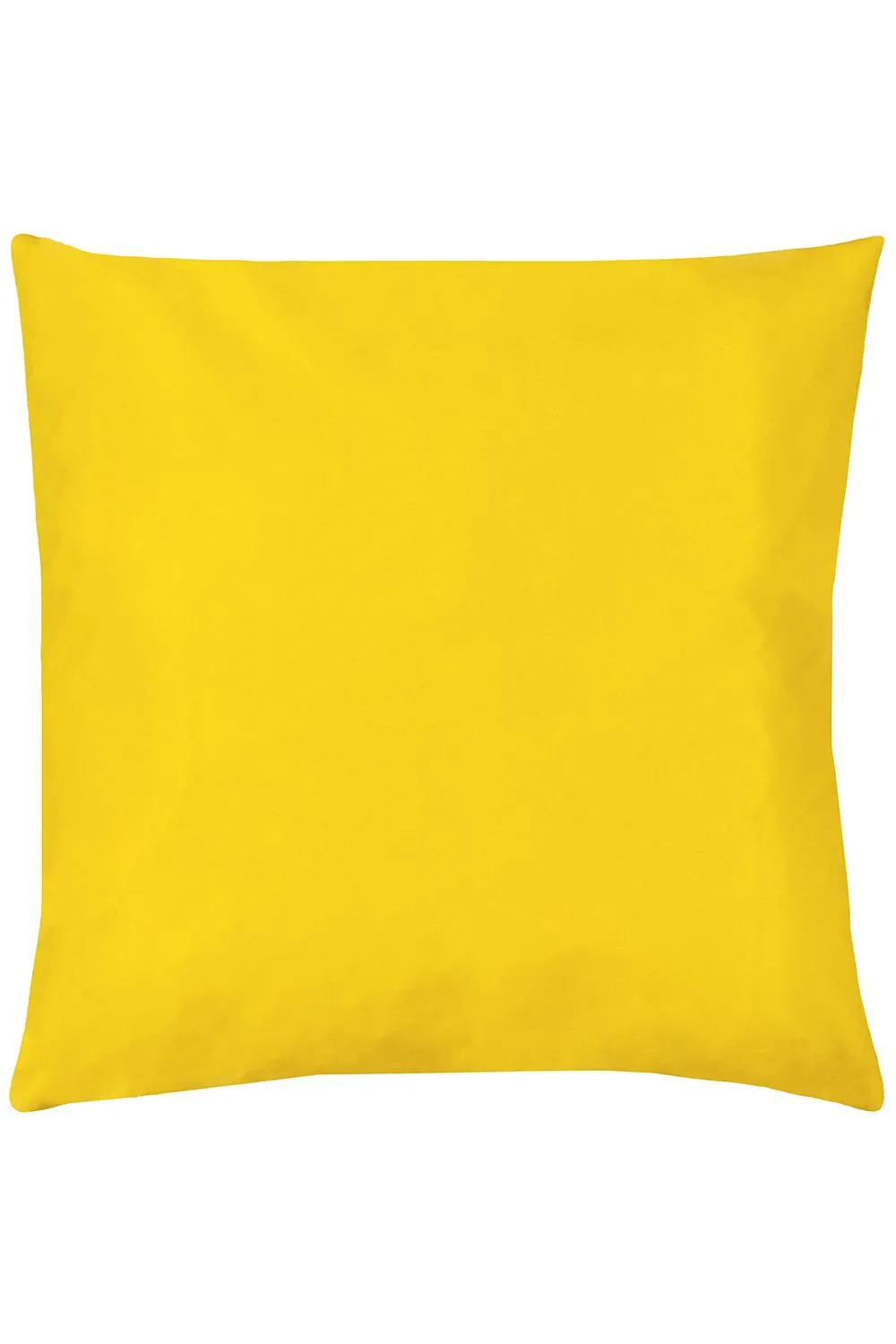 Furn Plain Water & UV Resistant Reversible Outdoor Cushion in Yellow
