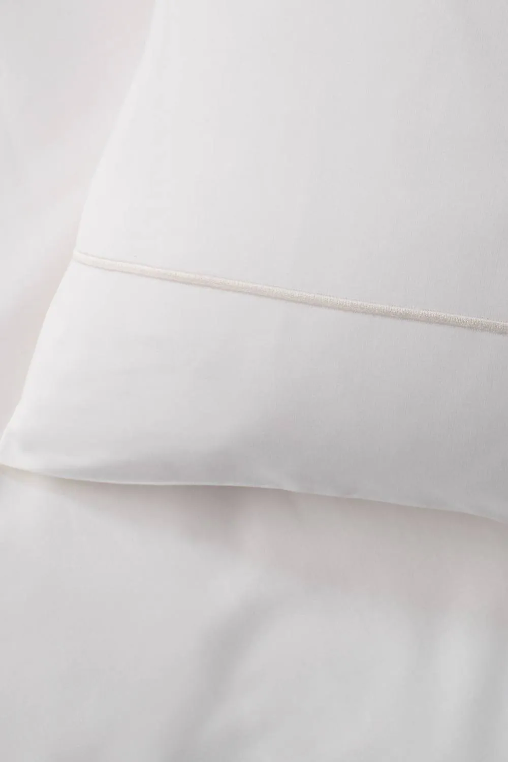 Soak&Sleep 600TC Egyptian Cotton Oxford Pillowcase Pair in Ivory 3