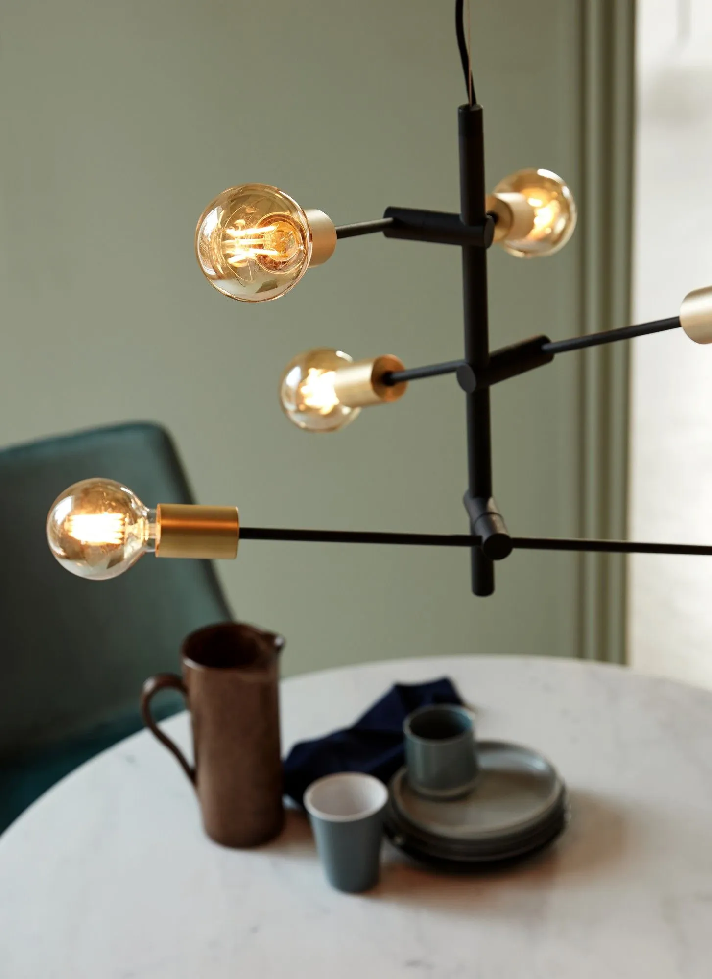 Nordlux Vintage Indoor Pendant Light Black Metal E27 Adjustable Head - Mains Powered, IP20 5