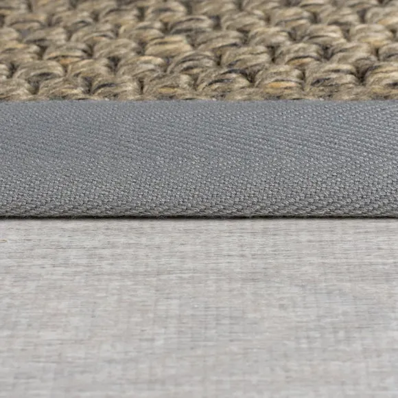 Sisal Look Border Easy Care Rug 4