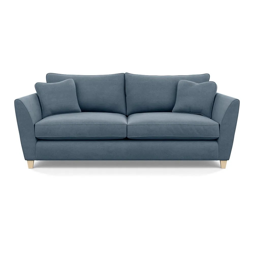 Heal's Torino 4 Seater Sofa Capelo Linen-Cotton Mineral Natural Feet 1