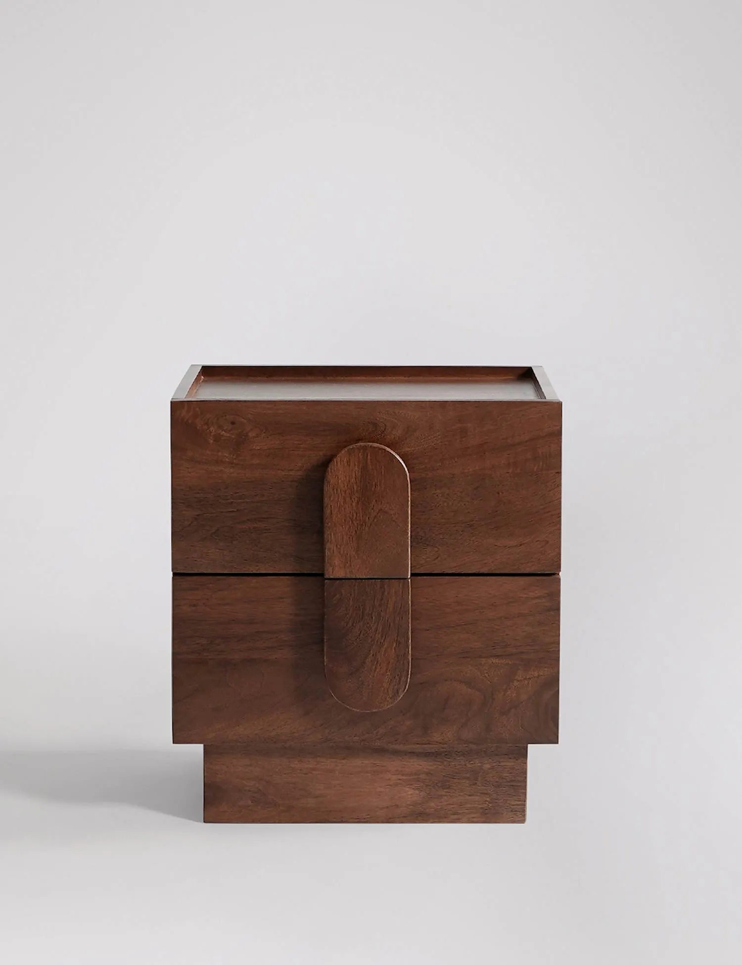Swoon Rolo Mango Wood 2 Drawer Bedside Table Brown