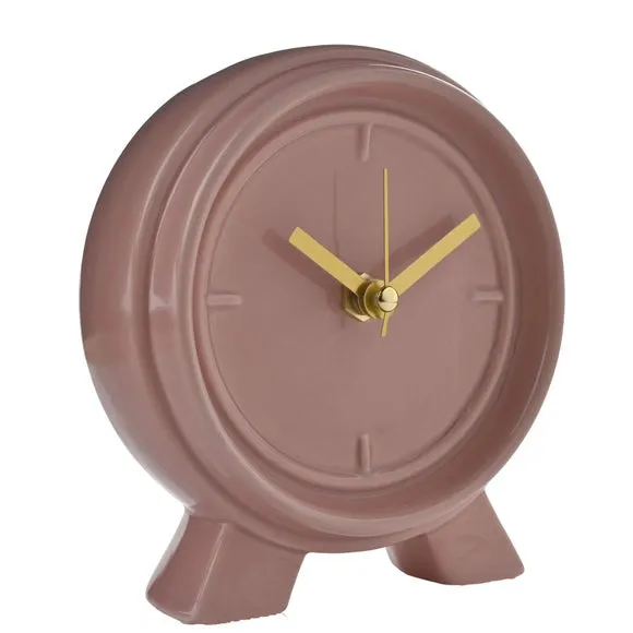 Interval Ceramic Round Mantel Clock 3