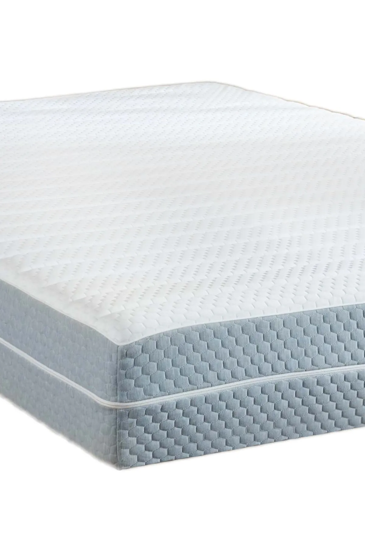 Soak&Sleep Cooling Memory Foam Mattress - Medium Firm in White 4