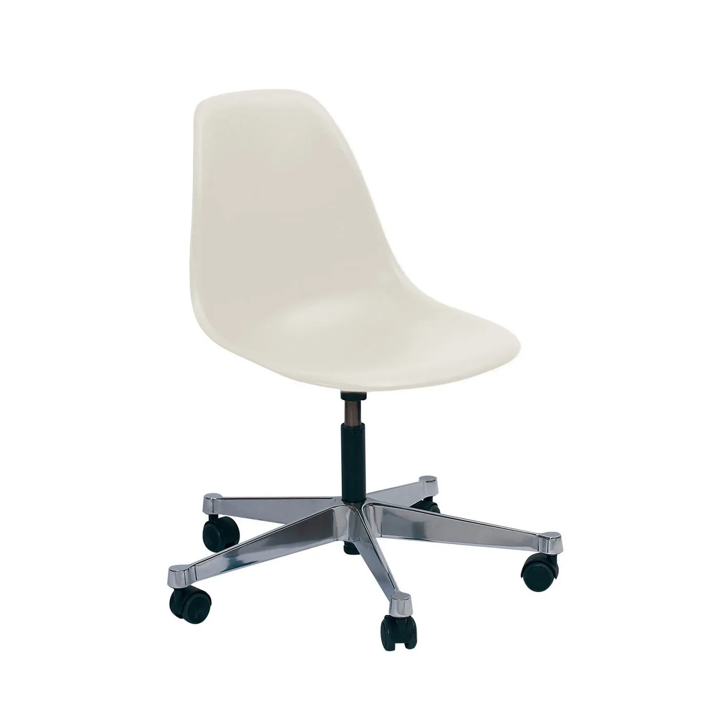 Vitra Eames PSCC Office Chair 04 White Polished