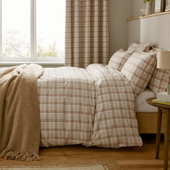 Denton Check 100% Cotton Duvet Cover & Pillowcase Set 5
