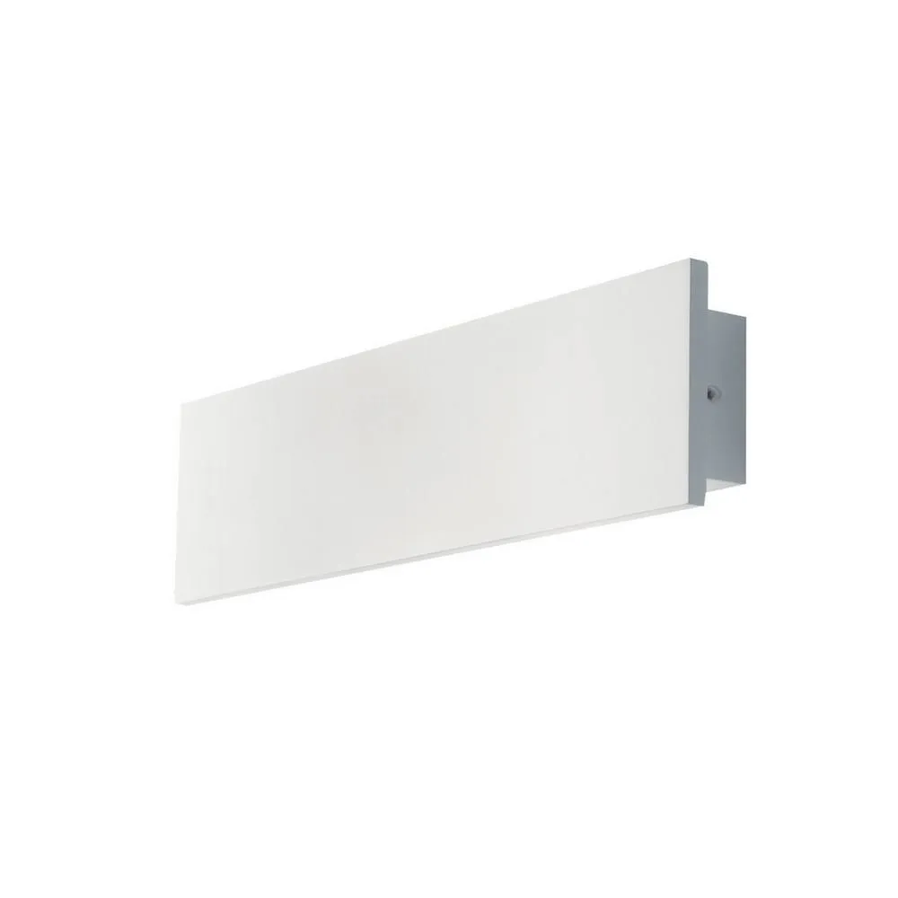 Netlighting Ortisei LED Plaster Flush Wall Light White 4000K