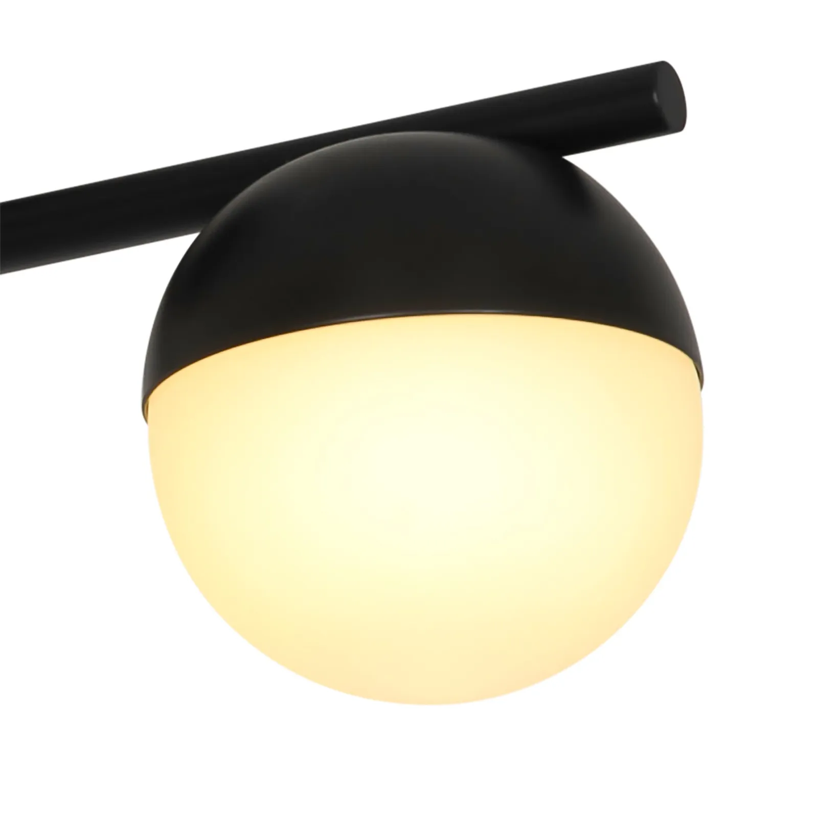 Nordlux Contina Ceiling Light Black Metal Hallway G9 Mains 10cm 3